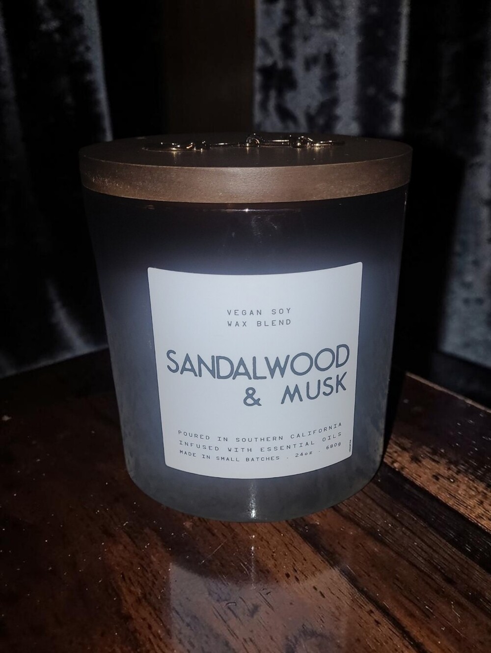 Sandalwood & Musk Soy Candle - 24oz